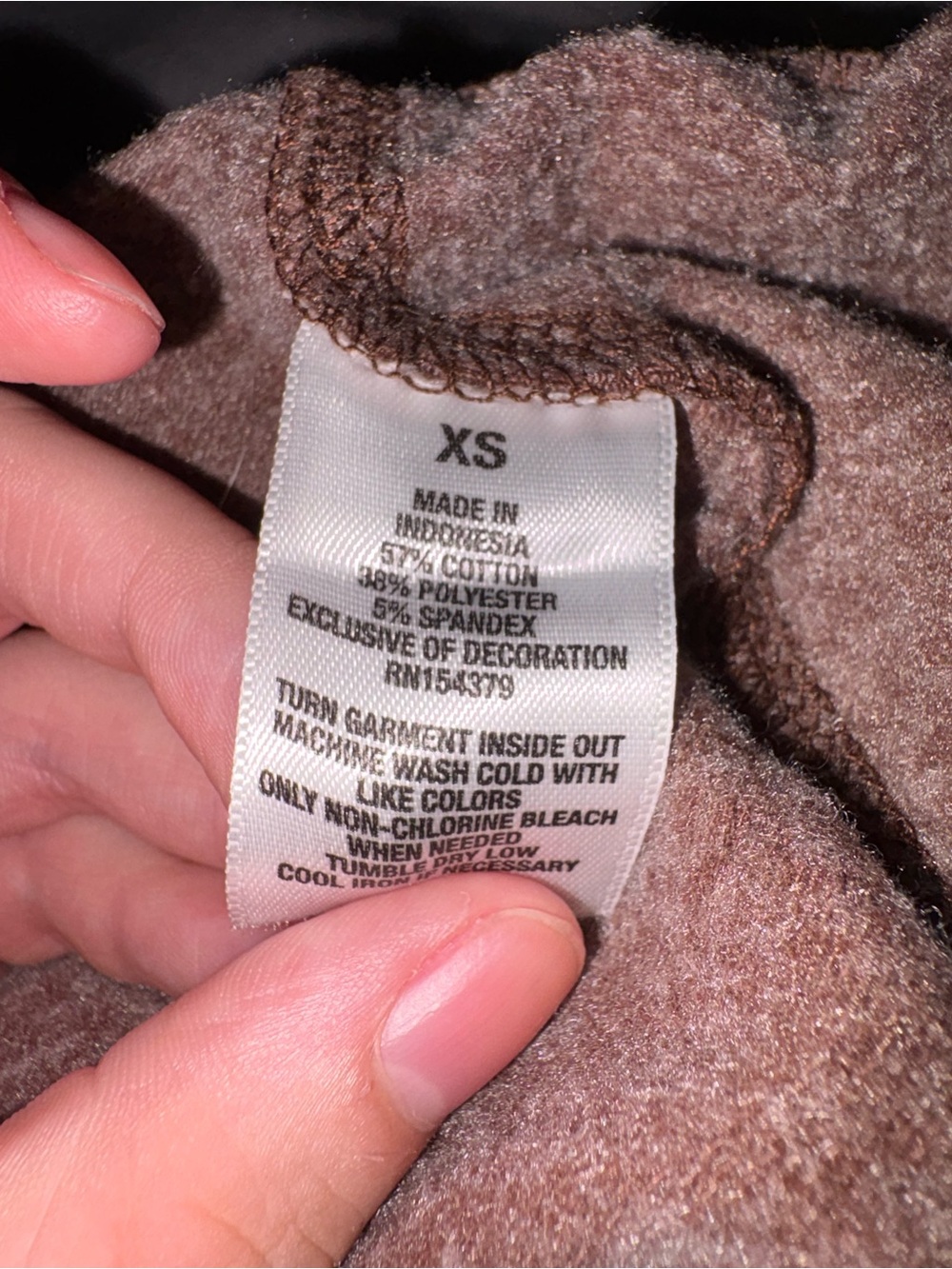 Aeropostale Brown Flared Lounge Jeans with Side Logo - Picture 4 of 4